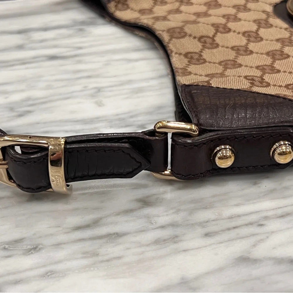 Gucci Hasler horse bit hobo shoulder bag In excellent condition. - Picture 3 of 11